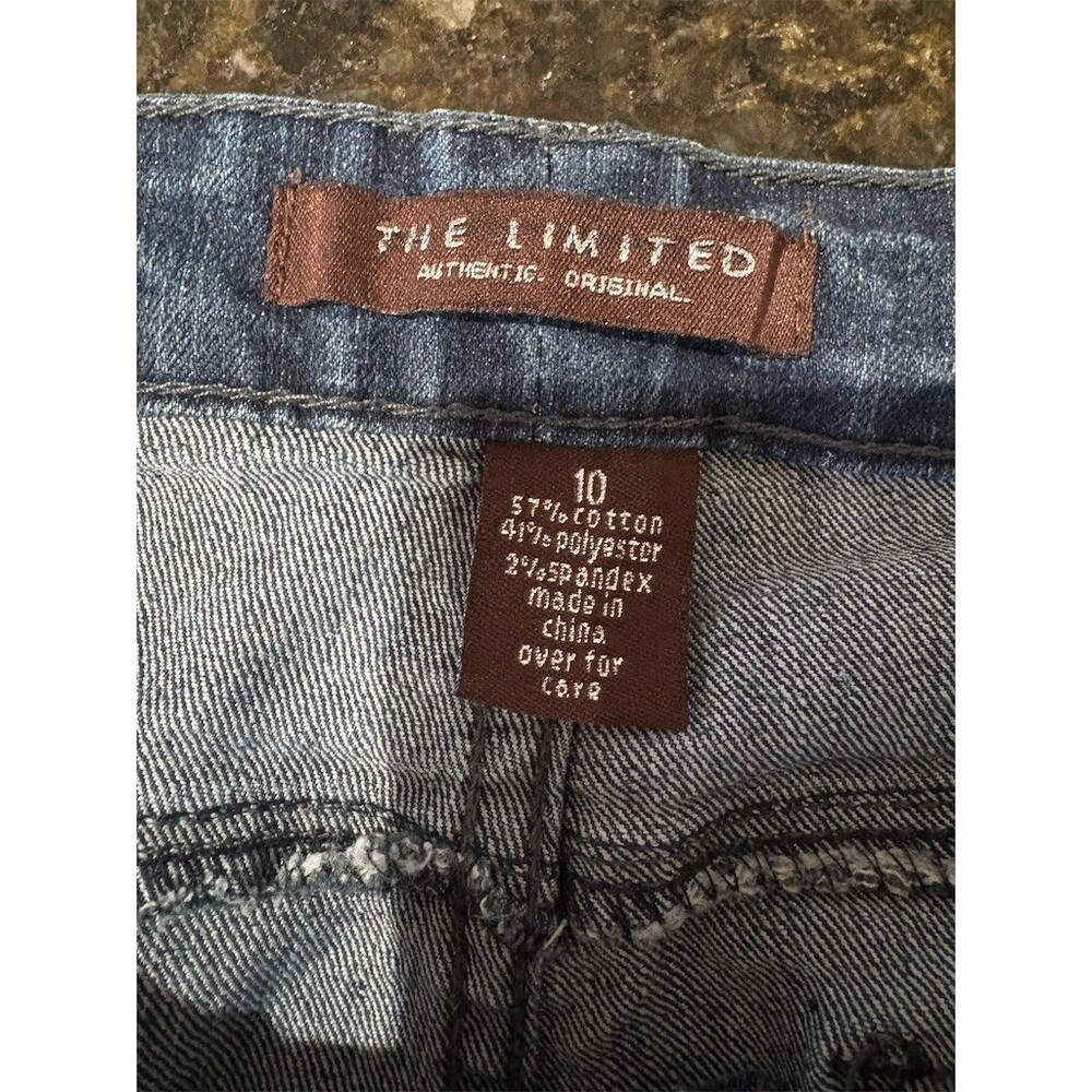 The Limited Jeans Womens Size 10 Dark Wash Blue Bootcut Stretch 32x30 - Picture 6 of 7